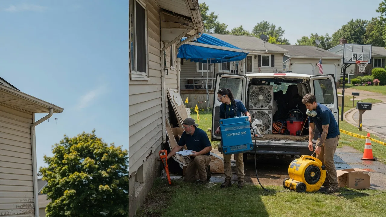 Ceiling Leak Cleanup in Swedesburg, IA near me