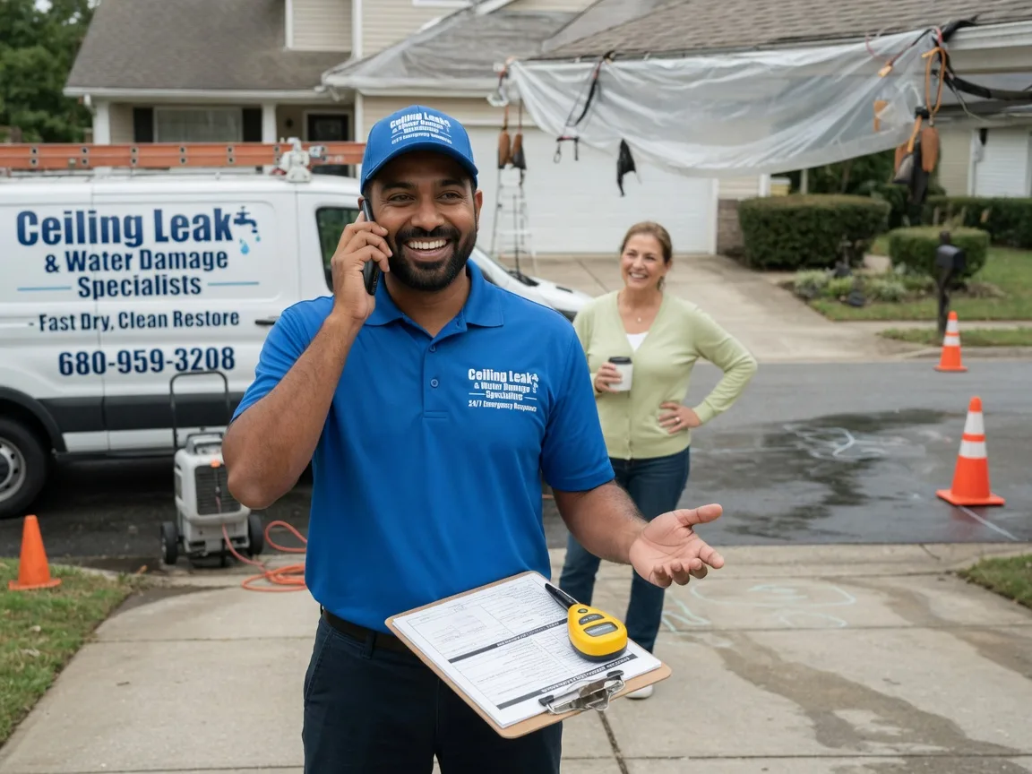 Ceiling Leak Cleanup Swedesburg, IA FAQs